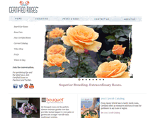 Tablet Screenshot of certifiedrose.com